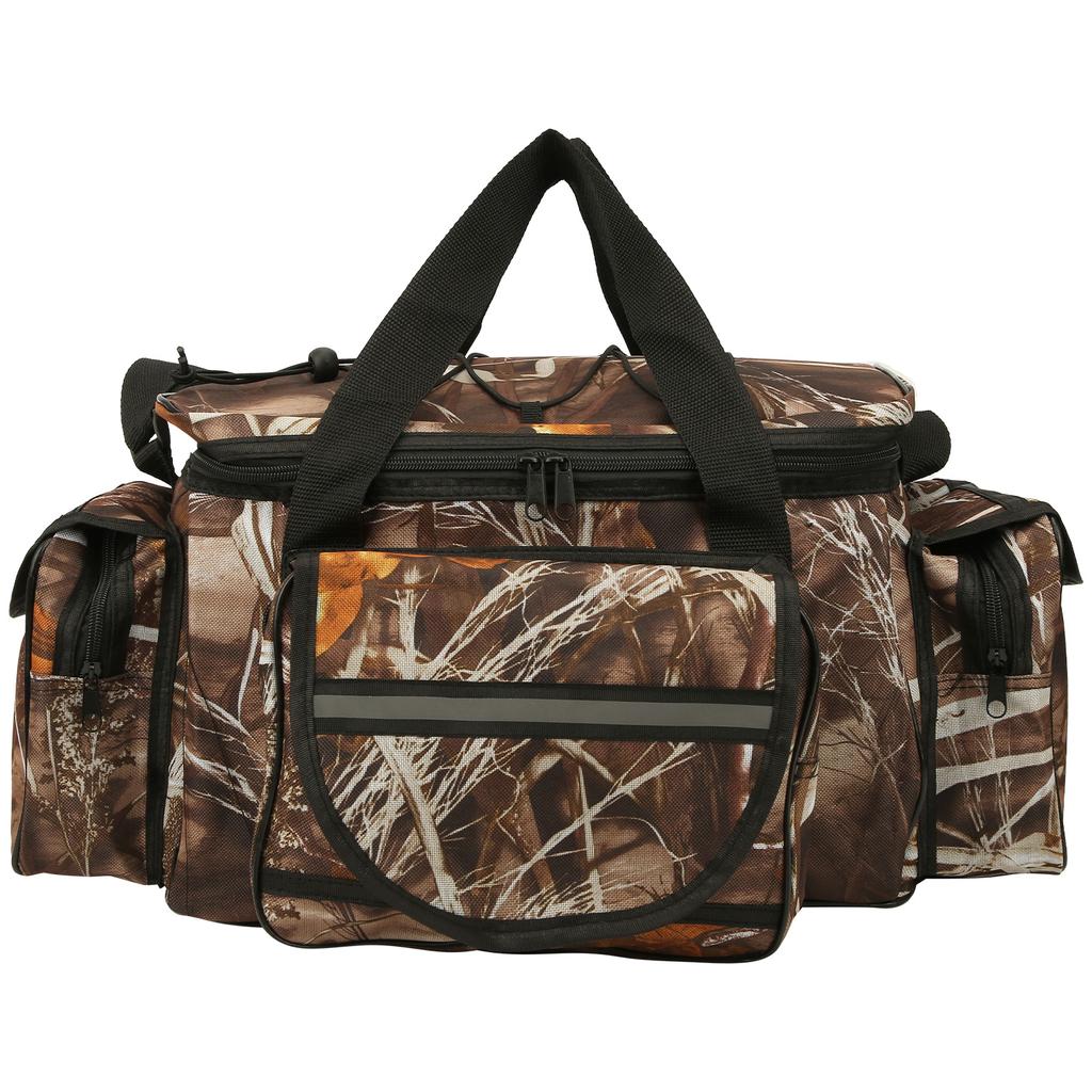 Сумка из ткани Оксфорд Большой вместимости Многофункциональная наплечная сумка Карманы для хранения рыболовных приманок