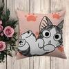 Подушка Аниме Кот Chi's Sweet Home Декоративные Подушки для Дивана Автомобиля Наволочки Наволочки Наволочкаz,(4)