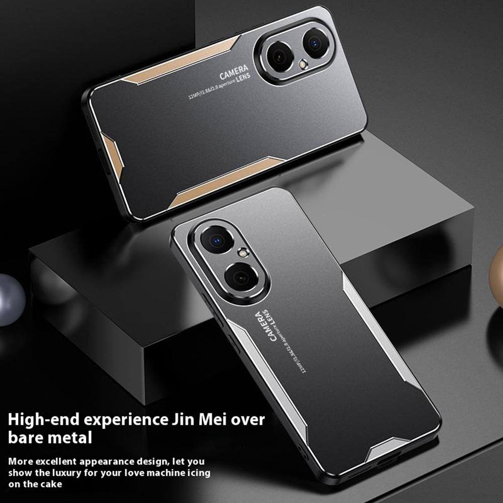 For Huawei Enjoy 80 Phone Case Aluminium Alloy TPU PC Back Cover