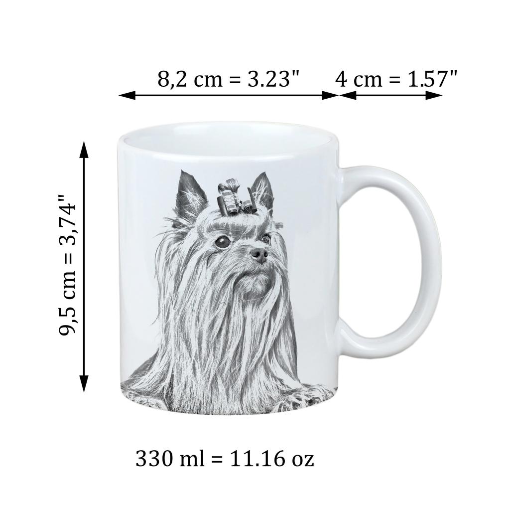 Yorkshire Terrier, Yorkie - cup with a dog, personalized cup with a print, a classic gift for everyone from the Art-Dog brand