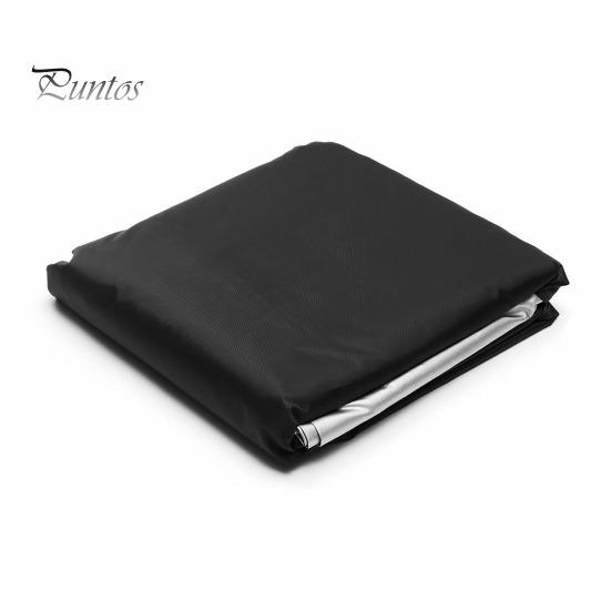 Outdoor Weatherproof Hot Tub Cover Waterproof Fabric Adjustable Drawstring Design UV-Resistant Heavy Duty Cover Protector