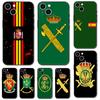 Чехол для телефона с эмблемой испанской гвардии для iPhone 14 2020se 6 6s 7 8 plus x 10 XR XS 11 12 13 mini pro MAX, черная задняя крышка из ТПУ