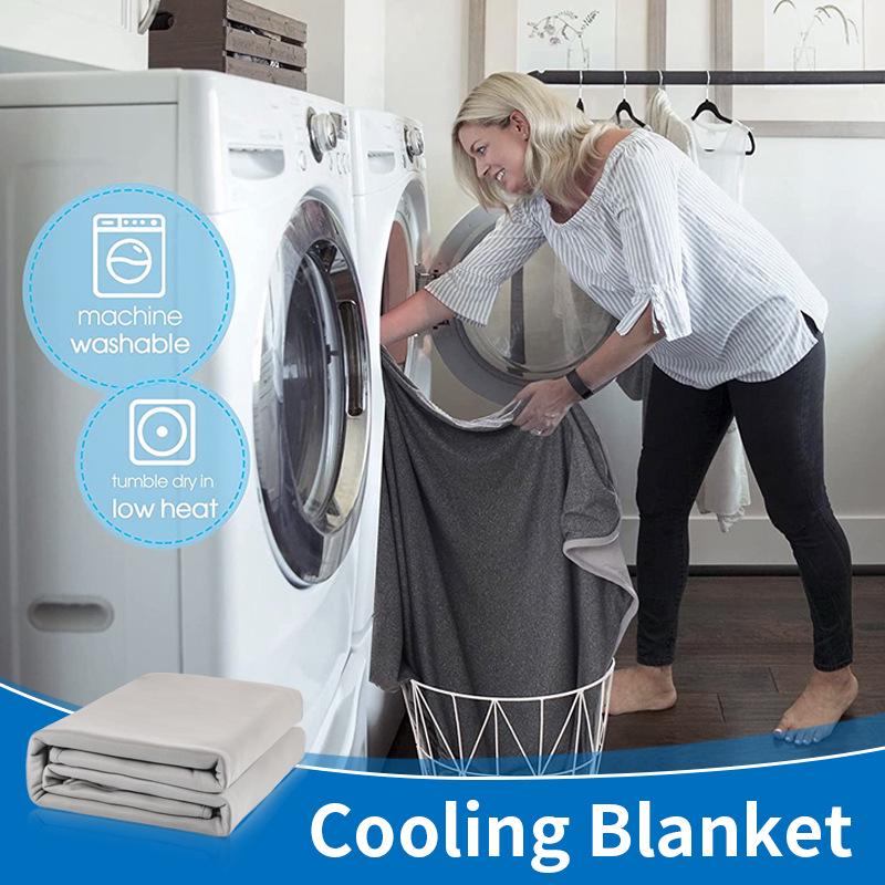 Двухстороннее охлаждающее одеяло из ледяного шелка — летний сон и комфорт при кондиционировании воздуха
