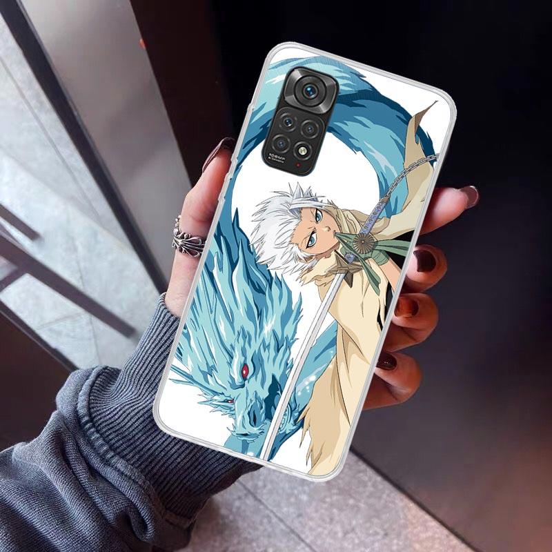 Bleach Hitsugaya Toushirou Phone Case For Xiaomi Redmi Note 10 11 12 13 14 15 Pro Plus 11S 12S 14S 11T 11E 10S Soft TPU Back Cov