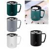 With Lid Insulated Coffee Mug Double Layer Double Wall Coffee Tumbler  Office