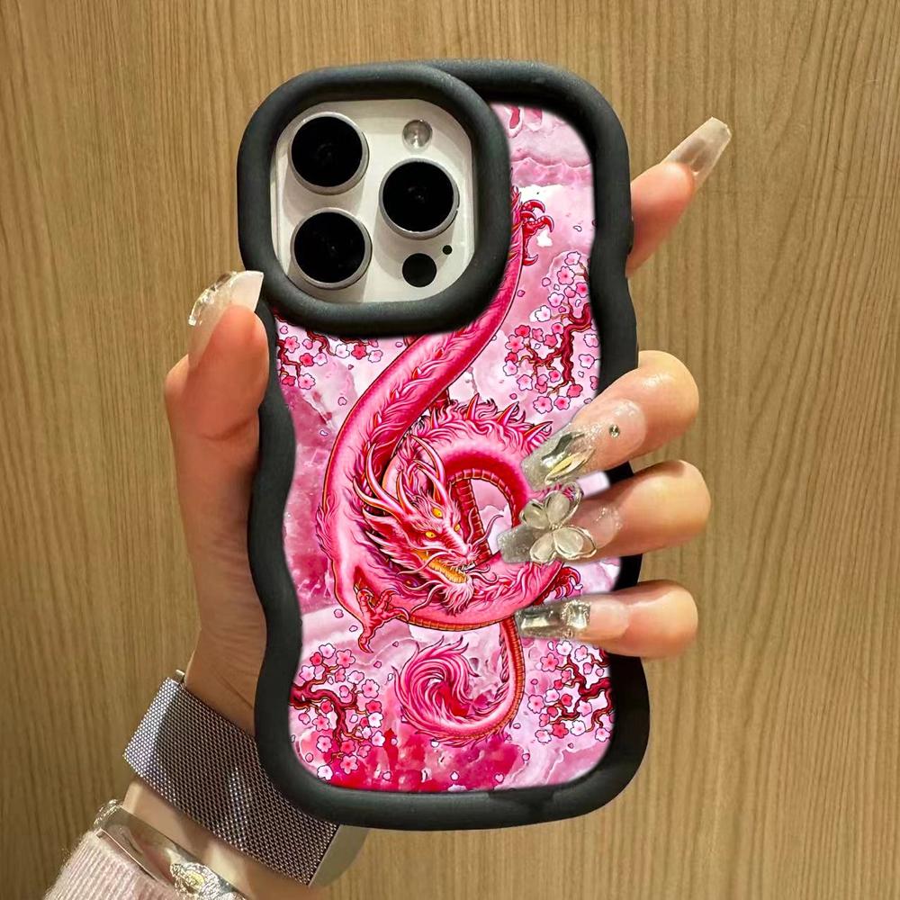 Чехлы для телефонов Ae77 Dragon Design Art защитные для Samsung S24 Plus S23 Ultra A14 A55 A05s A06 Honor X9b Motorola OnePlus Big Wave TPU задняя крышка