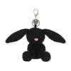 Apricot Lamb Black Velvet Bunny Cute Soft Keychain Plush Perfect for Boys and Fits Kids Backpacks and 12cm Toy, Girls, Purses,