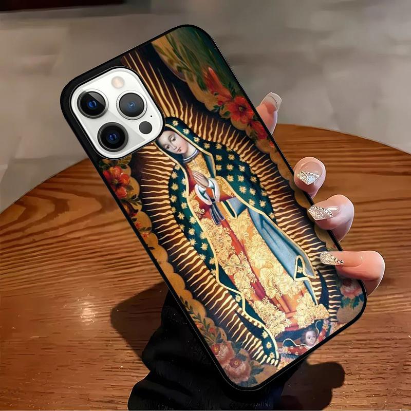 Virgin Mary And Jesus Phone Case For iPhone 17 Air 16 15 14 13 12 11 Pro Max Max Plus Bumper Case Cover