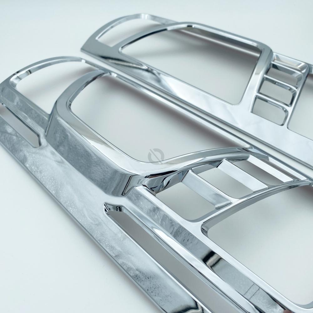 Хромированная рамка заднего фонаря для Tourneo Connect, рамка стоп-сигнала Transit Connect 2010-2011-2012-2013, внешний аксессуар