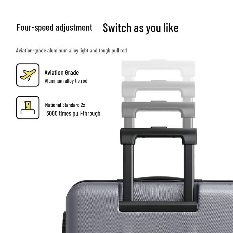 90FUN Danube Grey Hardside Luggage