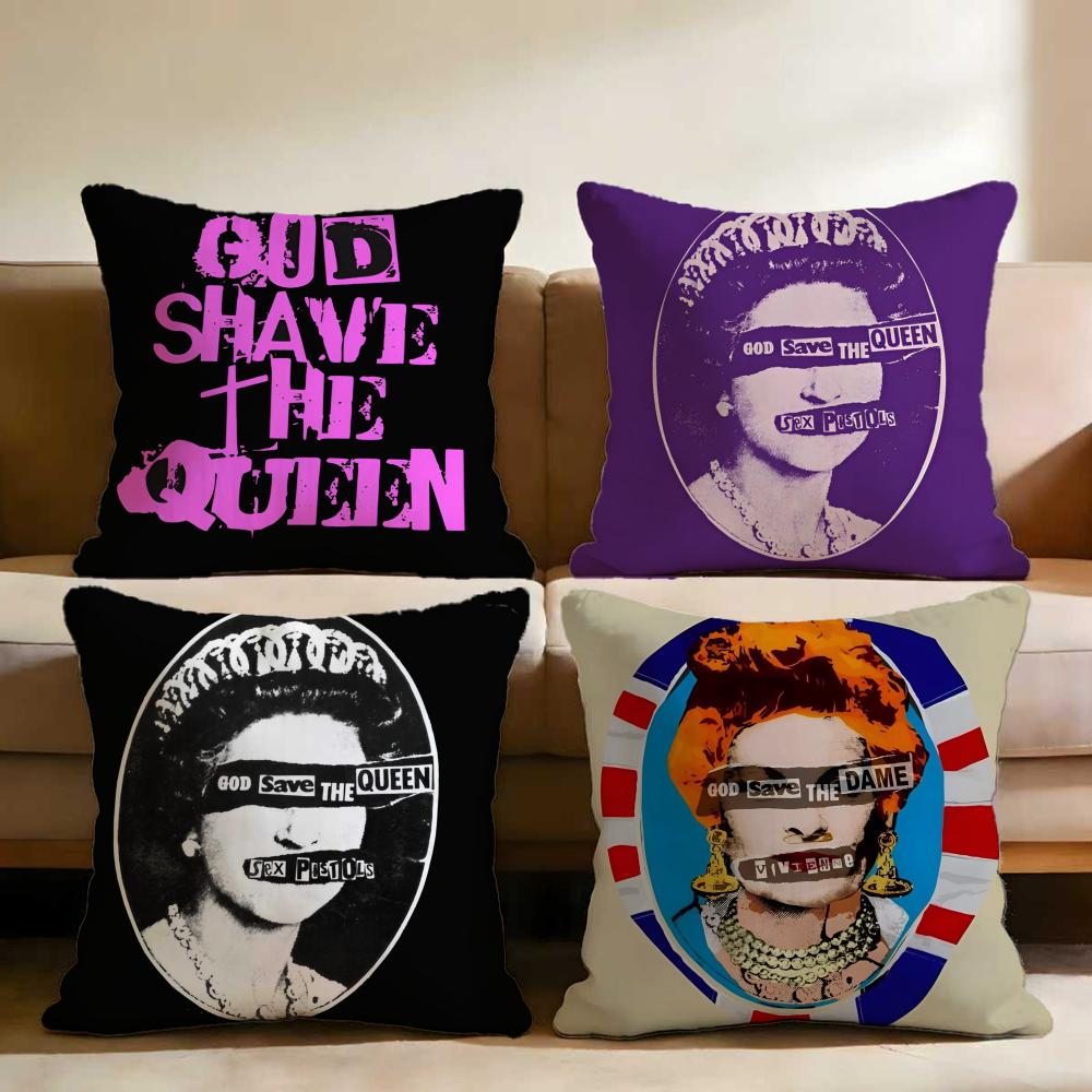 Бренд S-Save the Queen Наволочка-подушка для разных случаев для дома и автомобиля - Двусторонняя, Мягкая и прочная для ежедневного использования