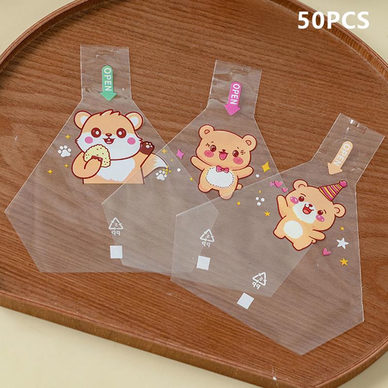 50/100 шт., симпатичные мультяшные треугольные рисовые шарики, упаковочная сумка, водоросли, онигири, суши, бэнто, форма для приготовления, аксессуары для бэнто, сумки для суши