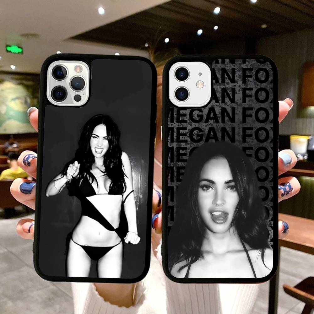 Чехол для телефона с изображением актрисы М-Меган Фокс для IPhone 17 16 15 14 13 Plus 12 11 Pro Max, задняя крышка из PC+TPU