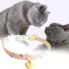 Удобный регулируемый шарф с пряжкой для маленькой кошки, ожерелье с собакой и подвеской в ​​виде сердца на каждый день