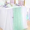 Extended Iridescent Sequin Table Runner Glitter Table Cloth Gorgeous Table Cover  Wedding