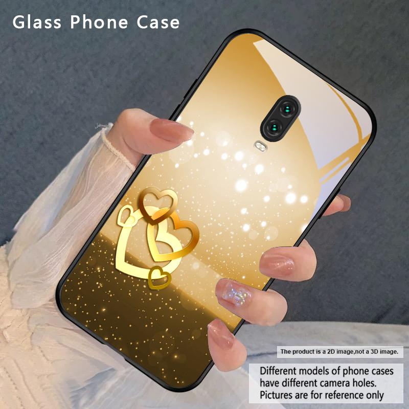 Теплая и романтичная любовь Для OnePlus Nord CE 2T 2 3 Lite N20 N30 6T 7 7T 8 8T 9 10 Pro 11R 12R 13R Ace 2V 5 Pro Стеклянный чехол для телефона