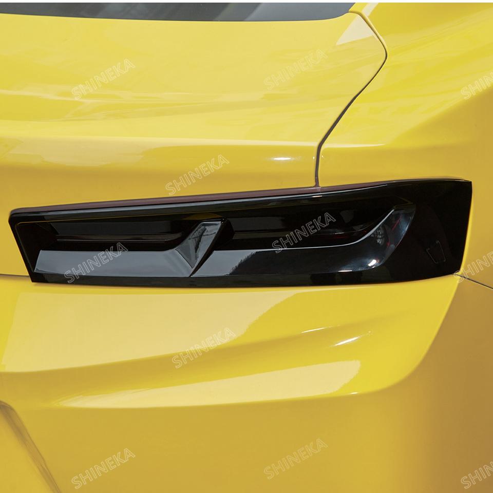 Car Rear Tail Light Lamp Decoration Cover for Chevrolet Camaro 2016-2018 Exterior Taillight Cover Accessories for Camaro 2019 Up