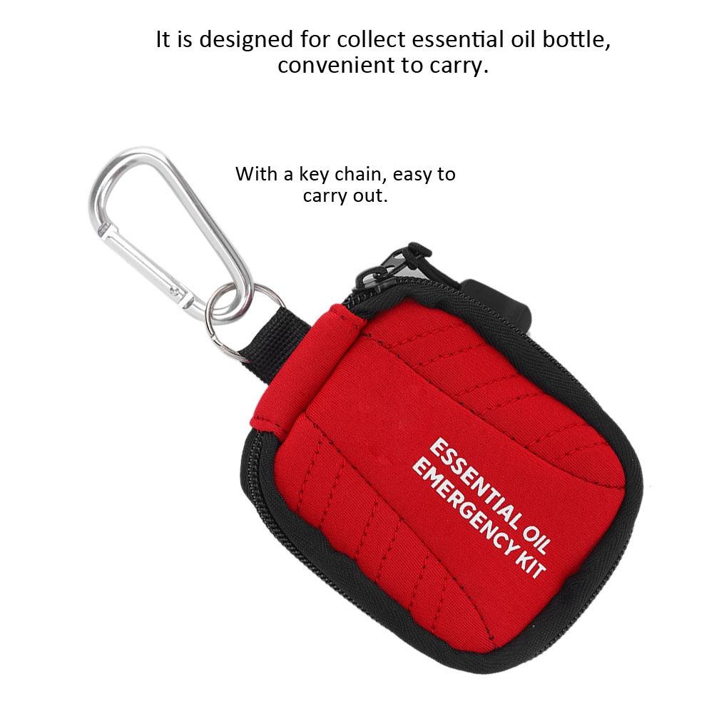 16 Slots Portable Neoprene Essential Oil Bottle Storage Bag Organizer Container