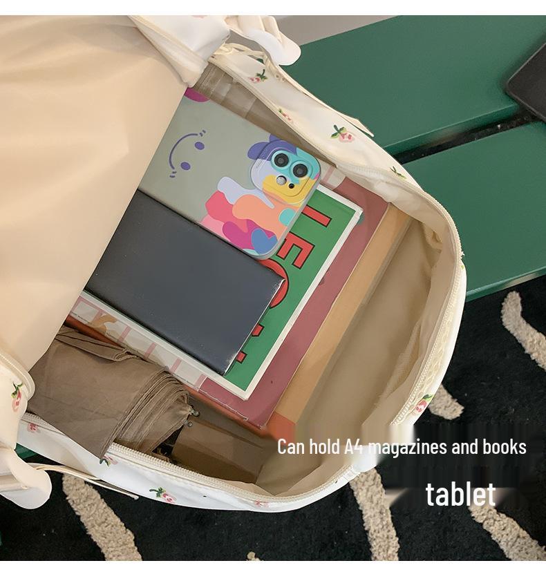 Цветочный Милый Рюкзак для Женщин: Большая вместимость, идеально для школы - Подходит для учащихся средней и начальной школы