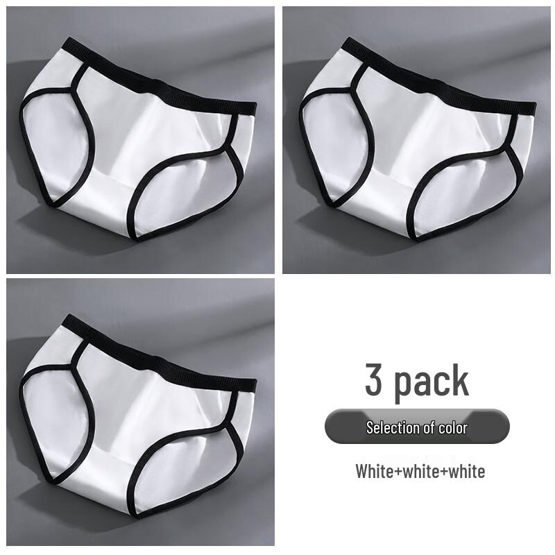 Nanjiren Women's Soft & Breathable Mixed Color Briefs (3-Pack)