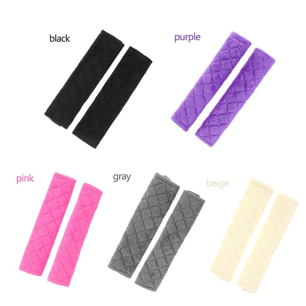 Удобная подушка  Чехлы на ремни безопасности  Мягкая плюшевая накладка на плечо для автомобиля