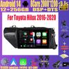Автомобильное радио Android 14 Carplay Auto 2K экран WIFI+4G мультимедийный плеер для Toyota Hilux 2016-2020 2din автомагнитола стерео головное устройство