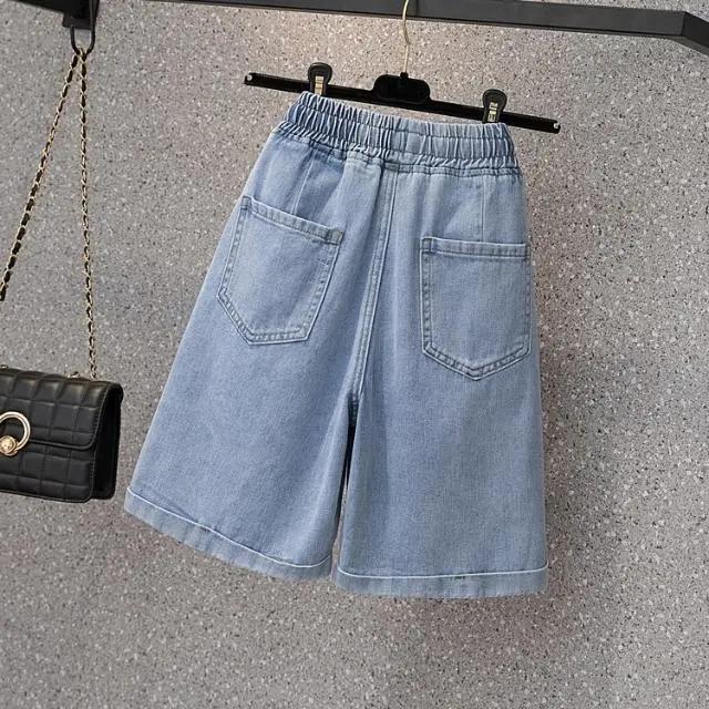 Summer Jeans Shorts Pants Women Pants Loose Casual Denim Female Casual Trousers 4XL
