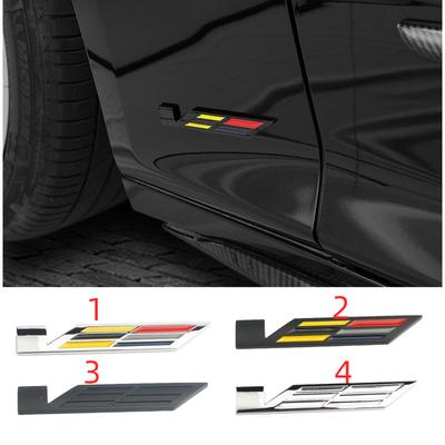 3D модифицированная эмблема автомобиля WTF V логотип наклейки для CTS SRX BLS STS SLS Seville Escalade XT5 автоаксессуары