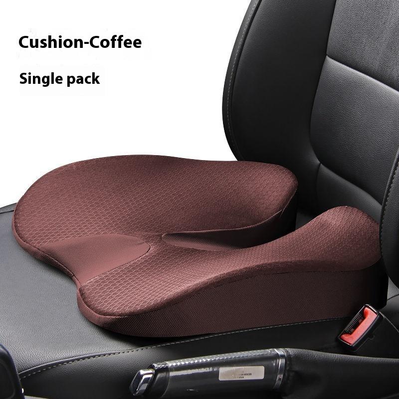 Memory Foam Seat Cushion Waist Back Support Pillow Set Orthopedic Ergonomic Coccyx Relief Hip Lumbar Pad for Office Chair Car