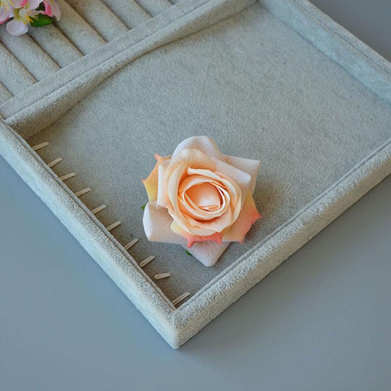 Винтажная красная роза заколка для волос сбоку для танцевальных выступлений