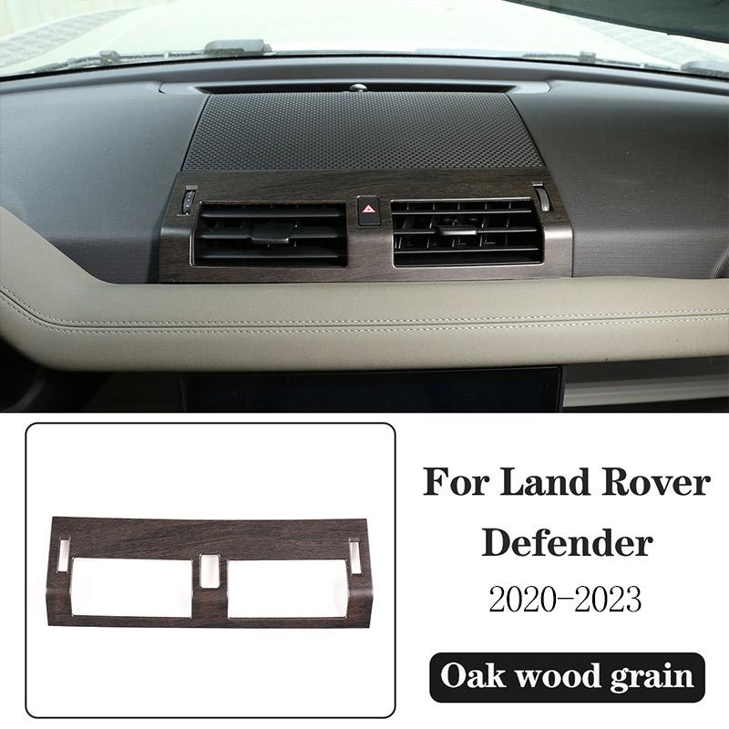 ABS Oak wood grain For Land Rover Defender 110 2020-2025 Car Interior Modification Protection Cover Decorative Patch Accessories