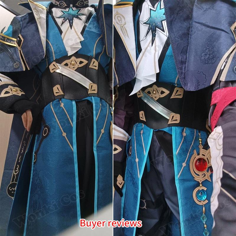 Star Rail Анахса Косплей Костюм Парик Волосы Для Игры Star Rail Наряды Анахса Косплей Обувь Ботинки Мужской Карнавальная Вечеринка Ролевая Игра