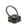 20pcs Small Furniture Handle Bronze Tone Ring Pull Hardware Vintage Drawer Cabinet Pull  Drawer