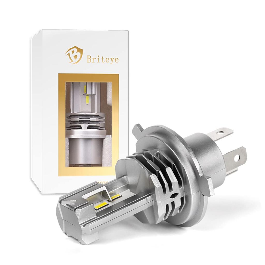 Briteye H4 Motorcycle LED Vehicle Inspection CREE Integrated H4 LED Bulb for 6500K 1pc Headlight, Compliant, Chip, Design, Motorcycles, HI/LO