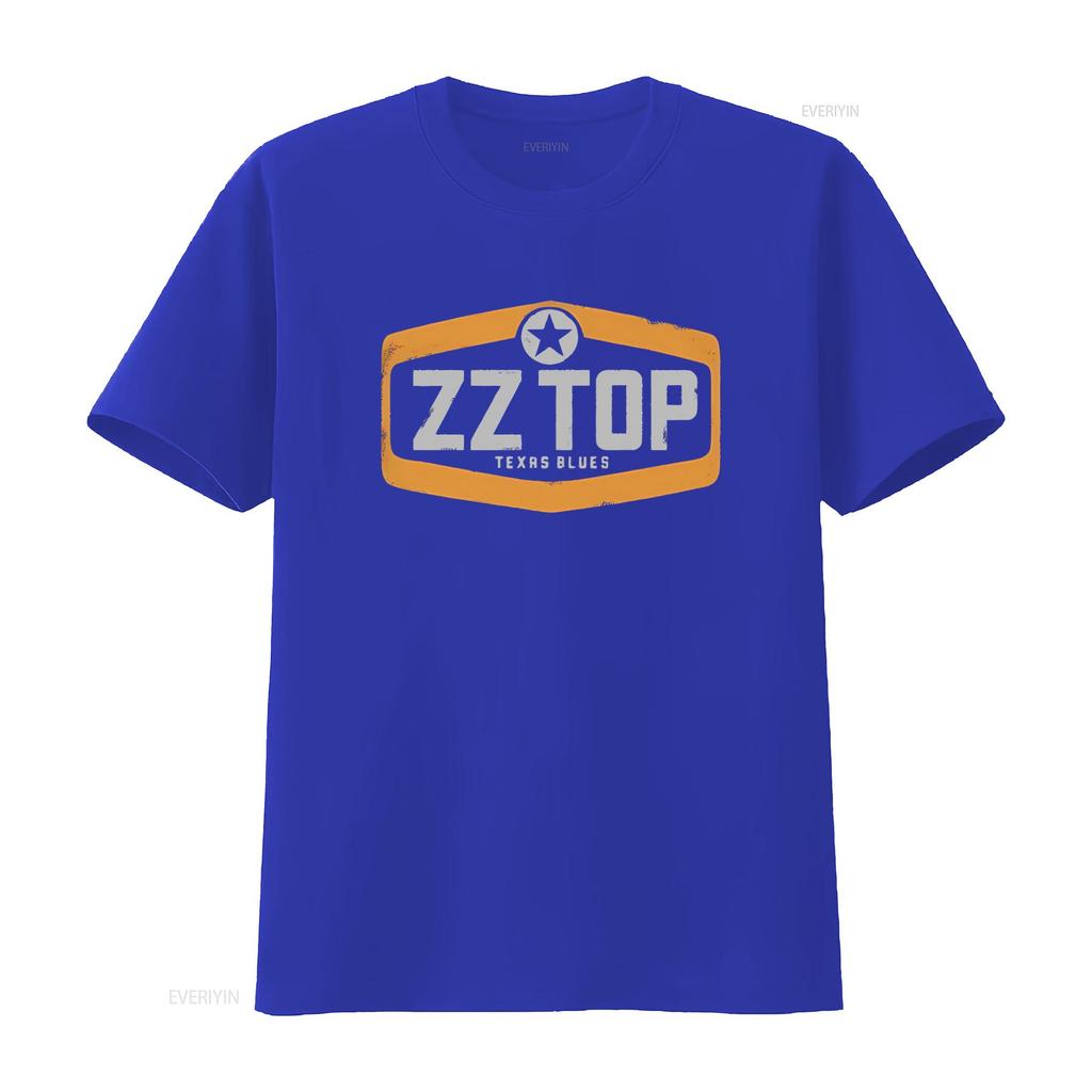 Cotton T Shirt ZZ Top Texas Blues True Texans Billy Gibbons Dusty Hill Print vintage Washed Unisex Casual designer clothes