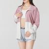 Under Armour Спортивная куртка Color Block Woven Full Zip Training Retro, женские куртки, розовые 1369890-697