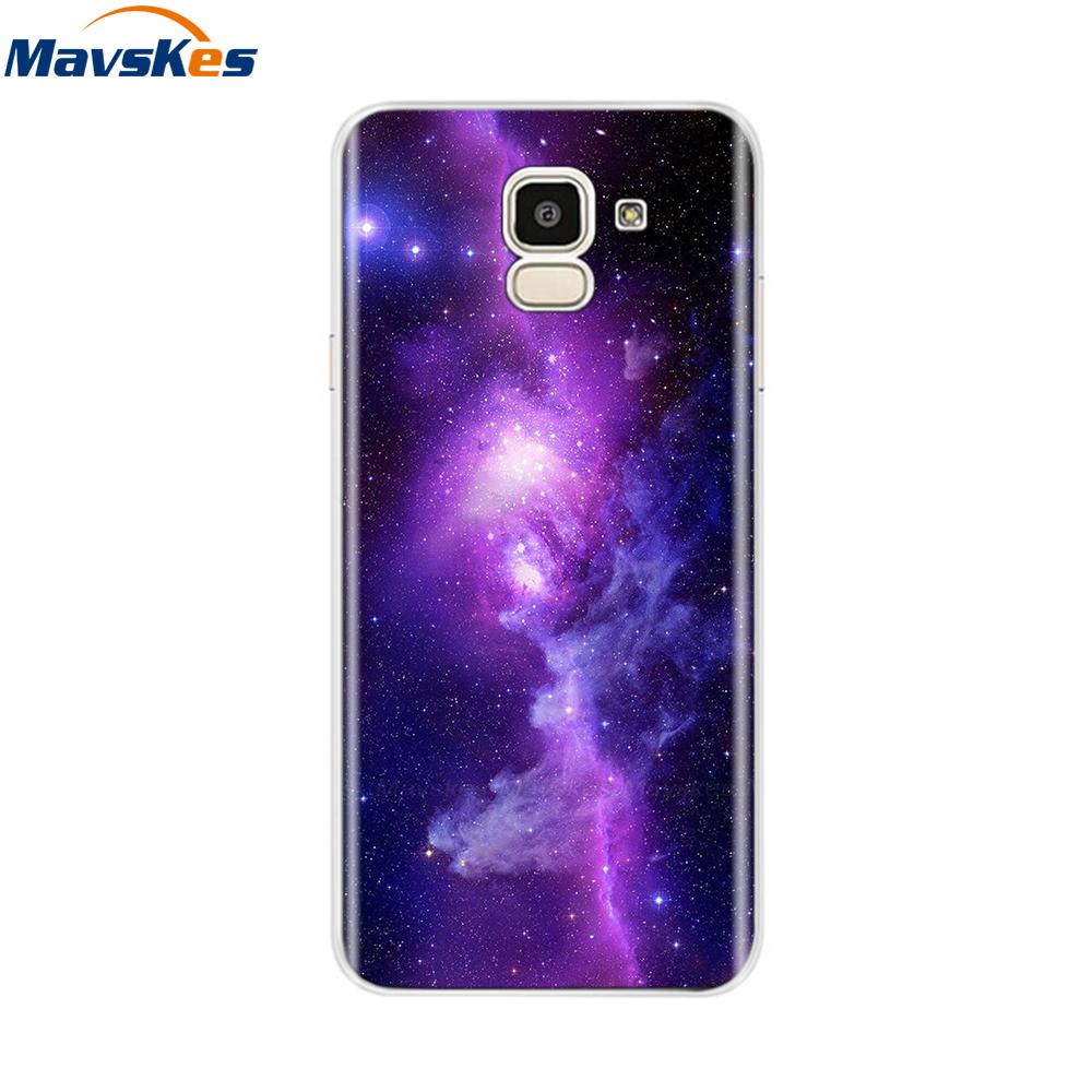 Чехол для Samsung Galaxy J6 2018 Мягкая задняя крышка из ТПУ-силикона sДля Coque Fundas Samsung J6 2018 J6 Plus 2018 Мягкие чехлы для телефона