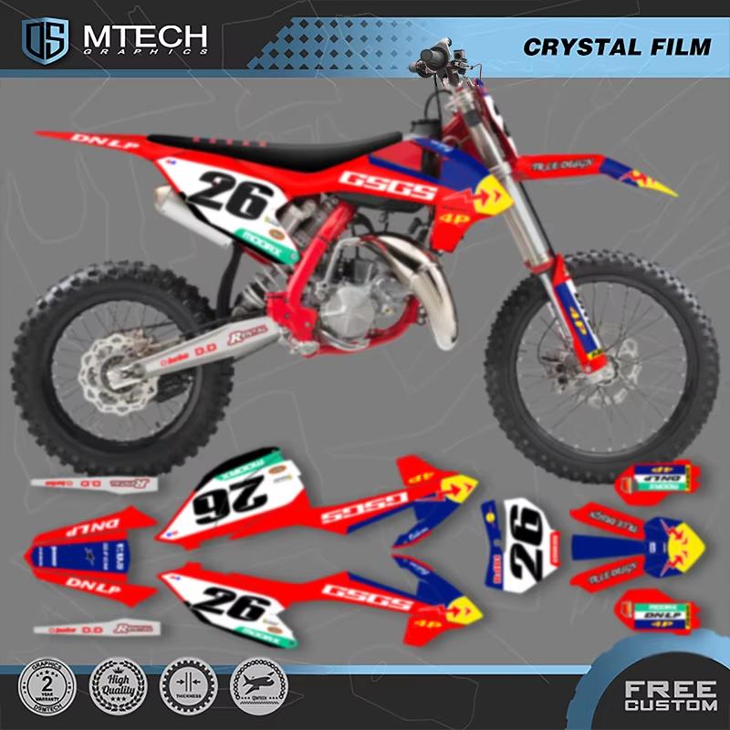 DSMTECH MOTO New Style Custom Team Graphics Decals Stickers Kits For GASGAS MC85 2021 2022 001