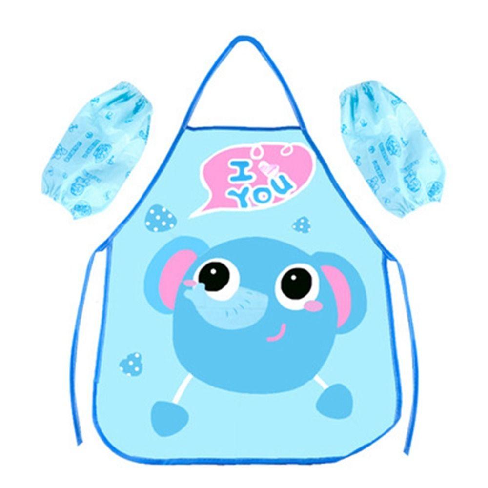 Фартук с рисунком из мультфильмов, комбинезон с героями мультфильмов, многоразовый детский фартук, кухонные принадлежности