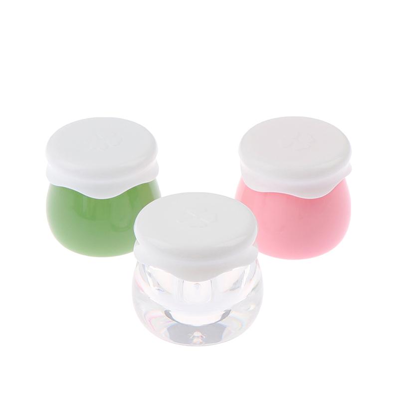 10 г пластиковые косметические пустые банки для макияжа, крем-бальзам для губ, многоразовый контейнер