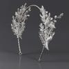 Handmade Bridal Headwear Earring Set Tassels Earring Flower Headbands  Female Decoration