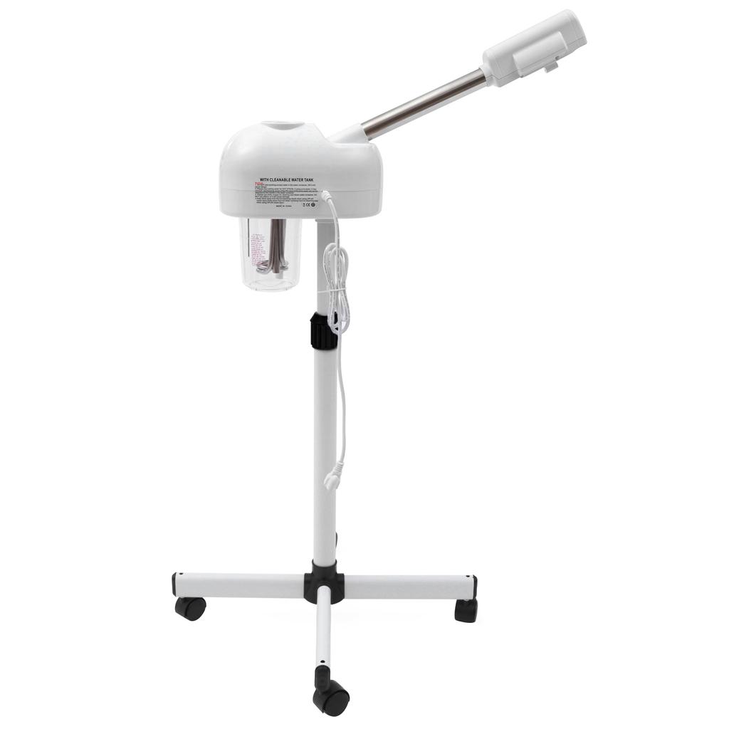 Professional Ozone Facial Steamer 600ml Nano Moisturizing Skin Care Machine w/Adjustable Stand for Home Spa Beauty