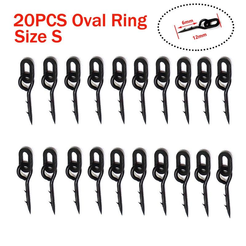 20PCS Metal Bait Spikes Carp Fishing Accessorie Bait Sting Boilies Pin with Ring Corn Ronnie Hair Rig Carp Feeder Tackle