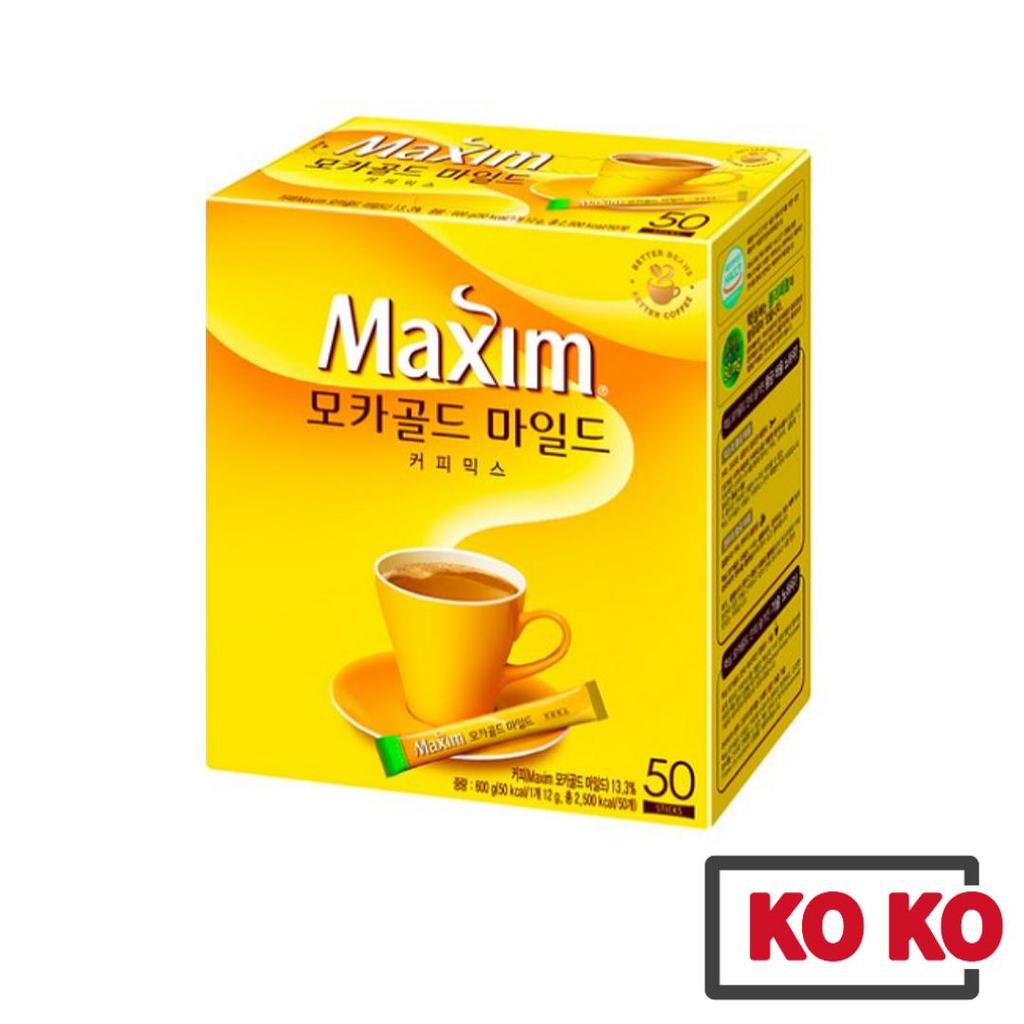 [Maxim] Mocha Gold Mild Coffee Mix 12g X 50 Sticks / Instant Coffee
