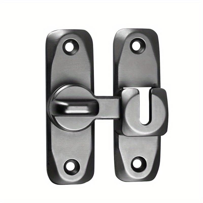 1Set Of 90/180 Degree Flip-Door Installation Latch Bolts Right-Angle Latch Locks For Sliding Doors And Sliding Latch Locks For Bathroom Louvre Doors