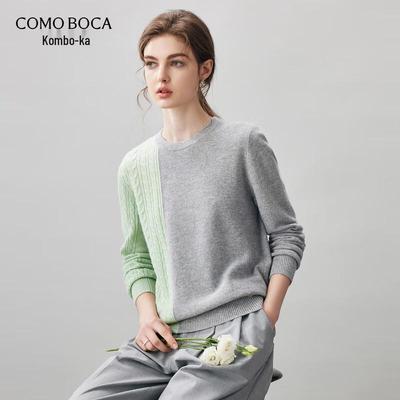 Женский джемпер Comon Boca из 100% кашемира с круглым вырезом