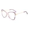 Anti-blue Light Glasses Metal Cat Eye Eyewear Women Men Exquisite Sweet Eyeglasses Blue Light Blocking Man Lady Computer Eyeglas