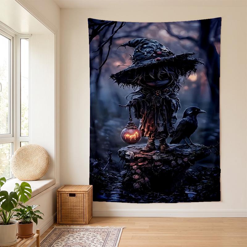 Horror Halloween (1) Wall Tapestry Stylish Wall Hanging for Bedroom Living Room Dorm Nice Present for Family and Friends