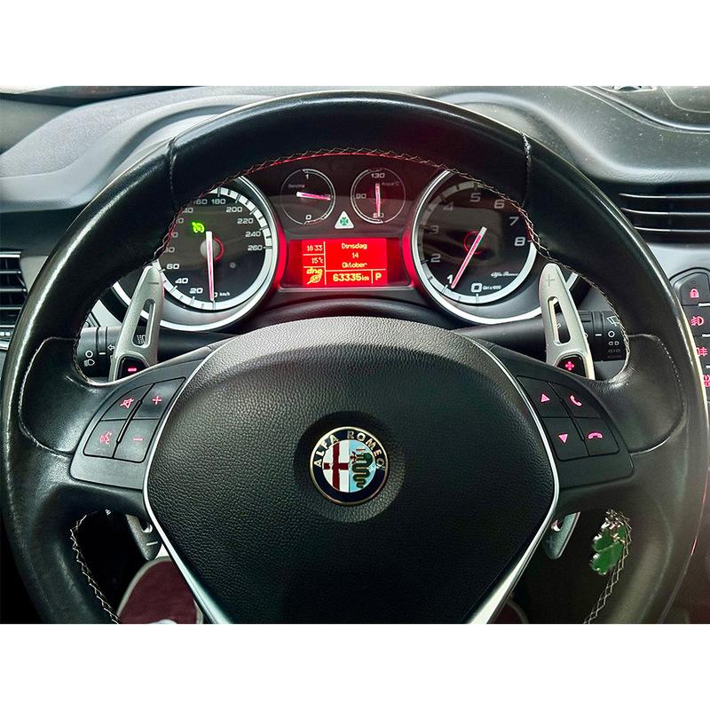 For Alfa Romeo Giulietta 2011-, Alfa MiTo 2010- Car Steering Wheel Shift Paddle DSG Extension Gear Stickers Accessories