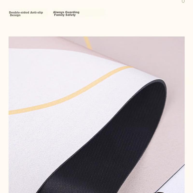 JANMEIJIA Bathroom Mat, Toilet Floor Mat, Absorbent Carpet, Non-Slip, Wear-Resistant, Shower Foot Mat, 40*60cm